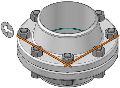 Flange Bolt Hole Pattern Chart