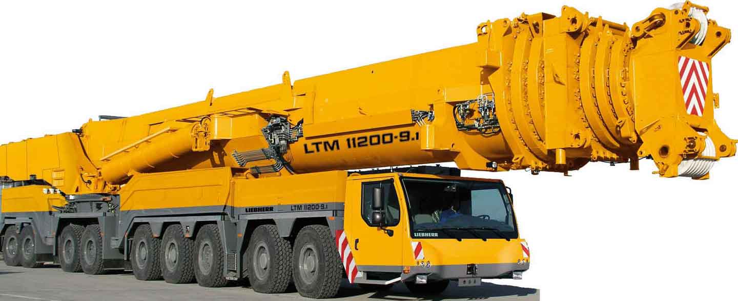 1000 Ton Mobile Crane Load Chart