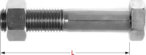 Measuring lengths of Hex bolts