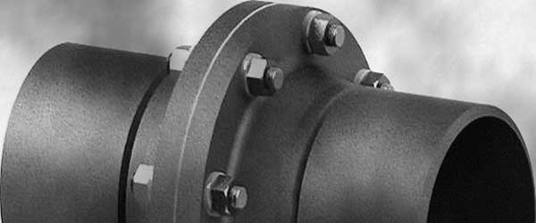 bolted flange connection with washers