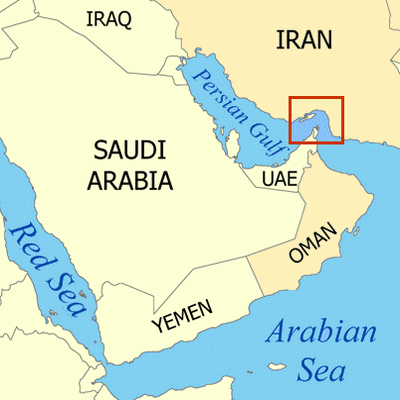 Strait of Hormuz Map
