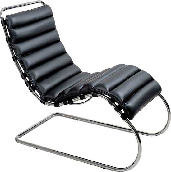 MR lounge chair by Ludwig Mies van der Rohe designed in 1927