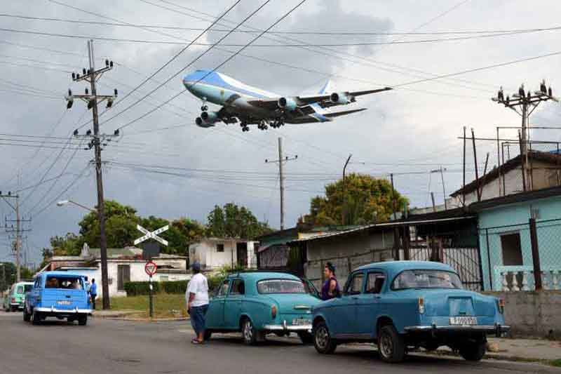 AIR FORCE ONE IN CUBA