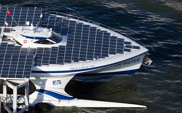 Solar-powered ship MS Porrima
