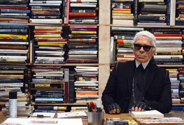 Karl Lagerfeld library in Paris