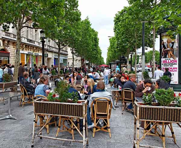 Avenue des Champs Elysees Paris