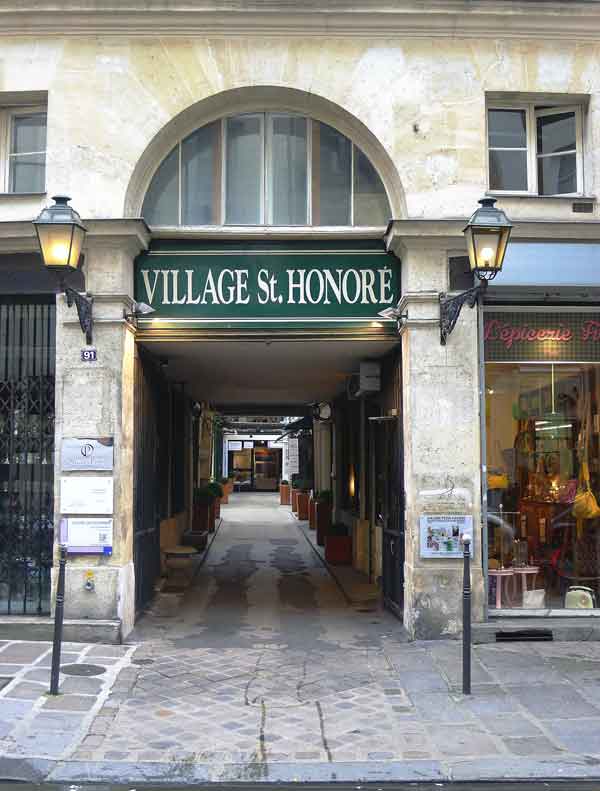 Rue Saint Honore Paris