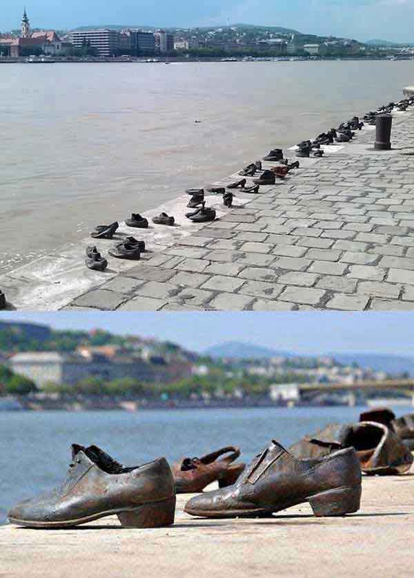 Shoes on the Danube Embankment