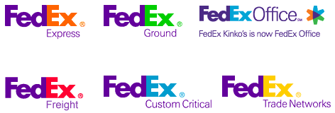 FedEx logos