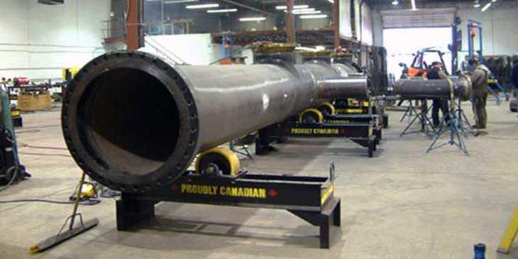 Pipe Rollers are used for rotating during pipe roll welding