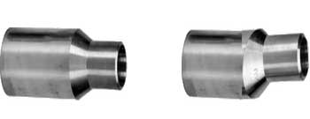 concentric and eccentric swage nipples