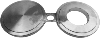Spectacle blind with Raised Face