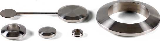 Lens-shaped ring gaskets