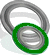 Spiral Wound Gaskets ASME B16.20 used with Raised Face flanges ASME B16.47 series A