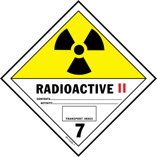 Radioactive trefoil