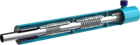 small Vacuum-insulated pipe