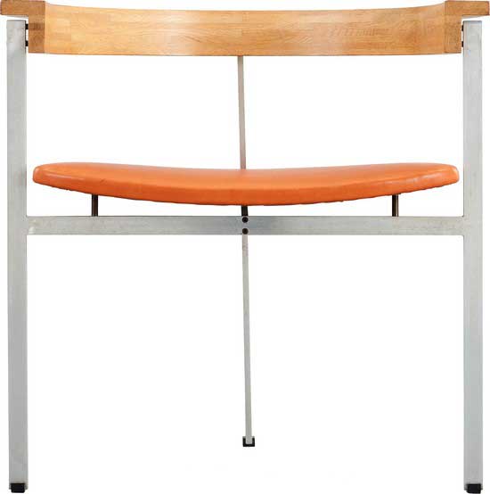 Dining chair PK11 by Poul Kj&aelig;rholm designed in 1957