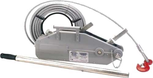 Grip hoist winch
