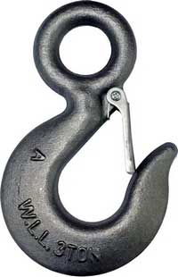 Lifting hook for chain slings