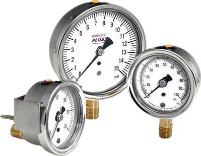Dry pressue gauges