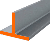 Tee steel equal section