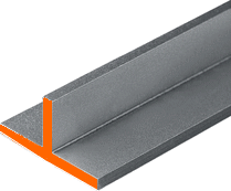 Tee steel equal section