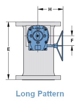 Triple Offset Butterfly Valve Long pattern
